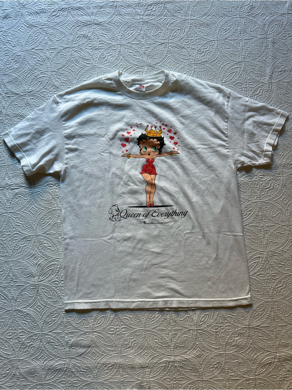 Betty Boop 1995’s "Queen of Everything" White T-Shirt